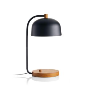 Luminária de mesa USB Lex Black Dome