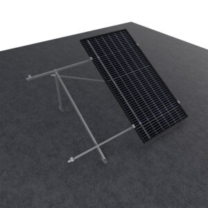 Sunfer 09V4-30º Kit Triangulo aberto 4 módulos vertical - Kits estrutura