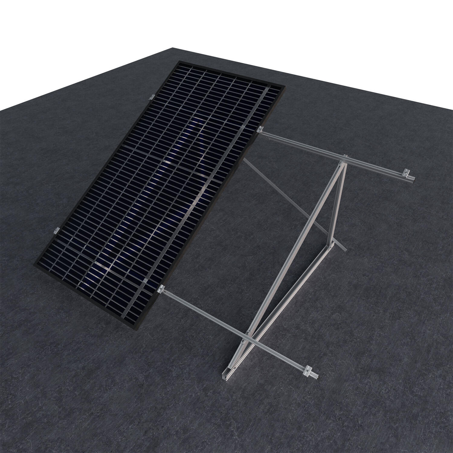 Sunfer 10V6-30º Kit Triangulo fechado 6 módulos vertical - Kits estrutura