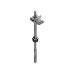 Kit Suporte para telhado c/ espigão de inóx 250mm - Kits estrutura