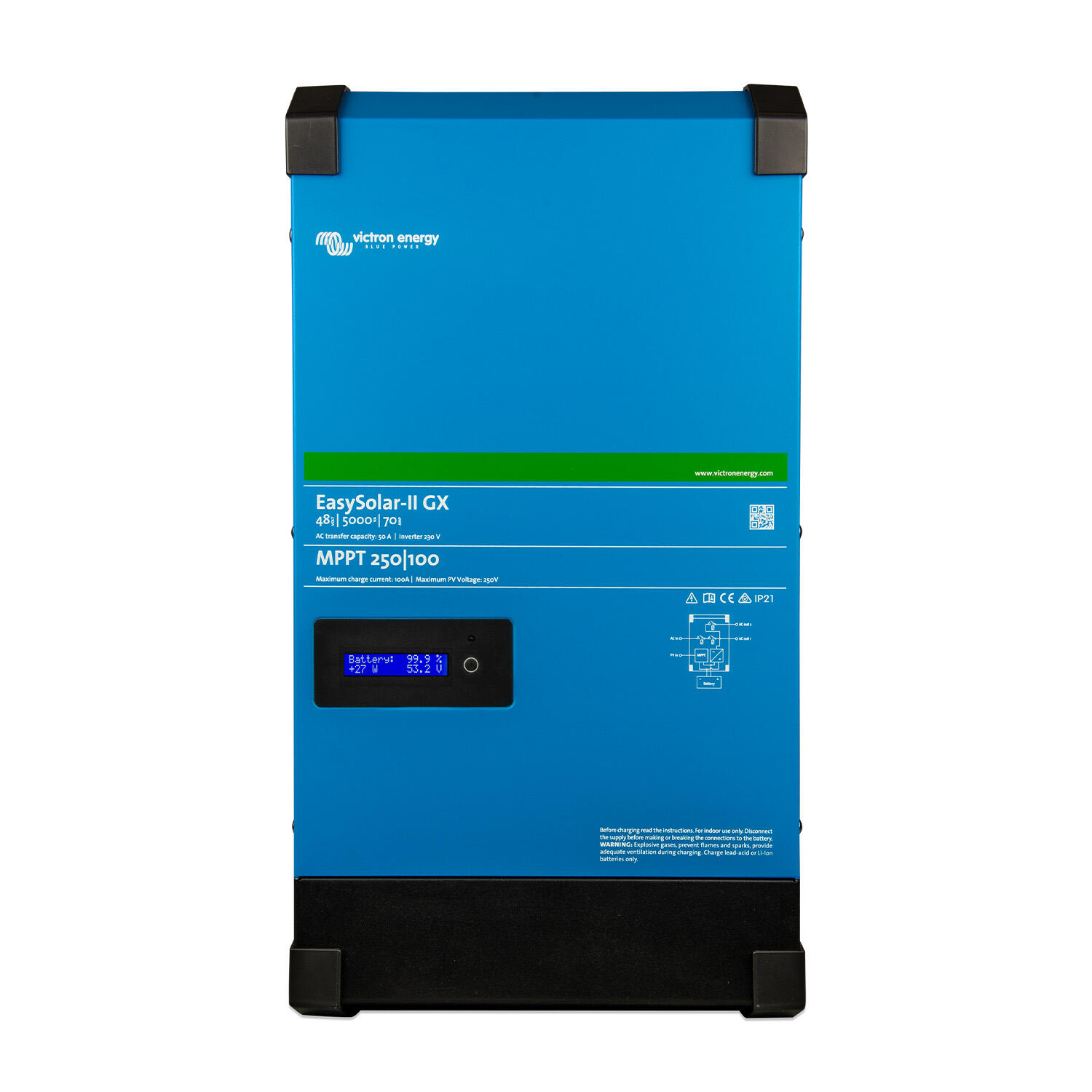 Victron Easysolar 48/5000/70-50 MPPT 250/100 GX Color Control - Inversores Carregadores híbridos