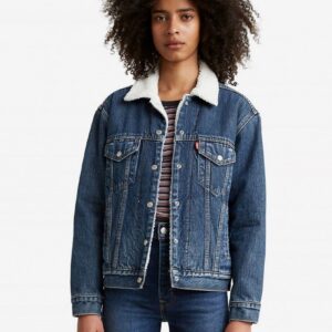 Casaco Levis Ex-Boyfriend Sherpa Trucker