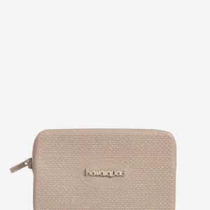Mala Pequena Havaianas Mini Bag Plus Glitter Bege