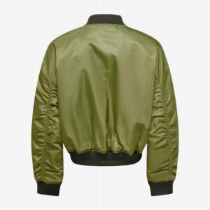 Casaco Only Baseball Ribbed Cuffs Short Bomber
