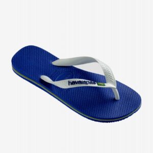Chinelos Havaianas Brasil Logo Azuis