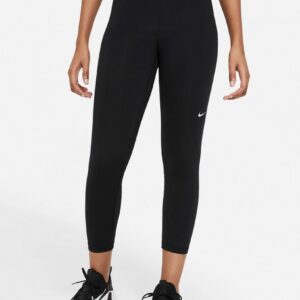 Leggings de Treino Nike Pro 365 Mid-Rise Pretas Para Mulher
