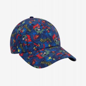 Boné New Era DC Superman All Over Print 9FORTY Kids Azul