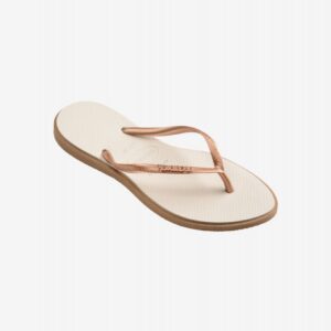 Chinelos Havaianas Slim Point Bege