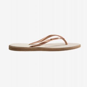 Chinelos Havaianas Slim Point Bege