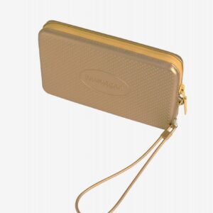 Mala Pequena Havaianas Mini Bag Plus Cool Metallic Dourada