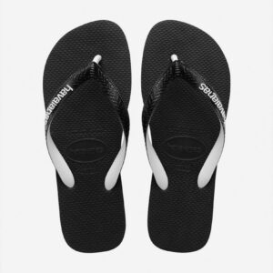 Chinelos Havaianas Top Mix Pretos e Brancos