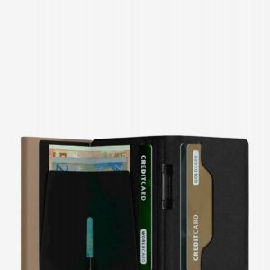 Carteira Secrid LIBA Band Preta e Verde