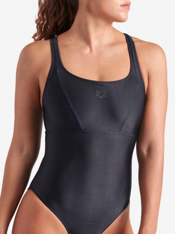 Fato de Banho Arena Control Pro Back Solid Preto