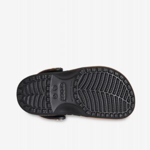 Sandálias Crocs Classic Flames Toddler Pretas e Laranja