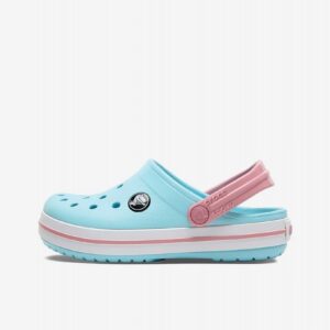 Sandálias Crocs Crocband C Kids Azuis e Rosa