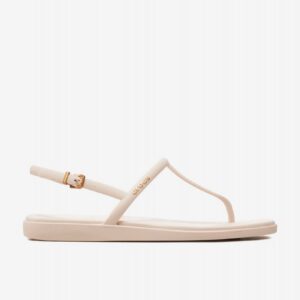 Sandálias Crocs Flip Miami Thong Bege