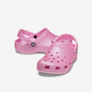 Sandálias Crocs Classic Toddler Rosa Brilhante