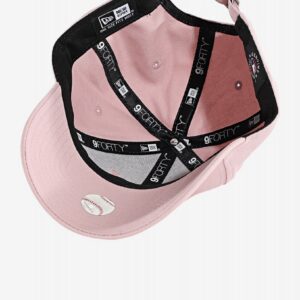 Boné New Era New York Yankees Beaded 9FORTY Rosa Para Mulher