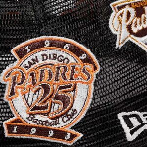 Boné New Era San Diego Padres AOP Mesh 59FIFTY Preto