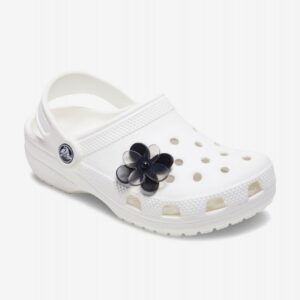 Pin Crocs Jibbitz Flor Preta
