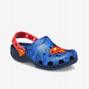 Sandálias Crocs Classic Super-Homem Kids Azuis