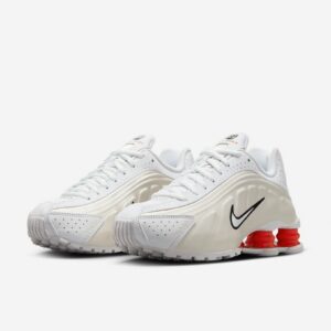 Sapatilhas Nike Shox R4 Brancas Júnior