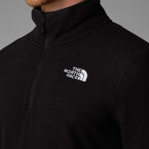 Camisola com Fecho The North Face Glacier Fleece Preta