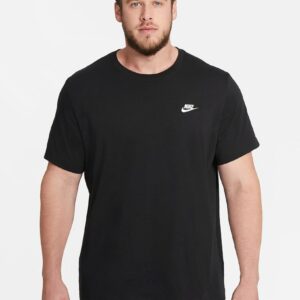 T-shirt Nike Sportswear Club Preta Para Homem