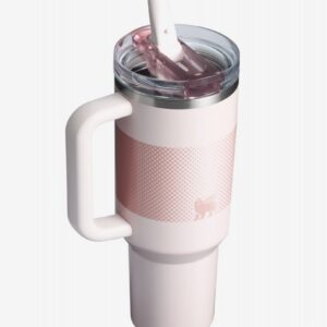 Copo Térmico Stanley Quencher Protour Flip Straw Tumbler 1.2L Rosa