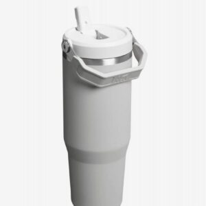 Copo Térmico Stanley The Iceflow Flip Straw 2.0 Tumbler 0.89L Cinzento