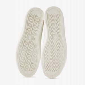 Sapatilhas Fred Perry Baseline Em Couro Cinzentas e Castanhas