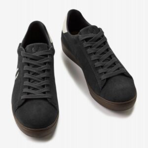 Sapatilhas Fred Perry Spencer Em Camurça Pretas