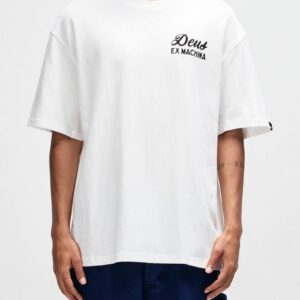 T-shirt Deus Ex Machina Venice Sign Branca