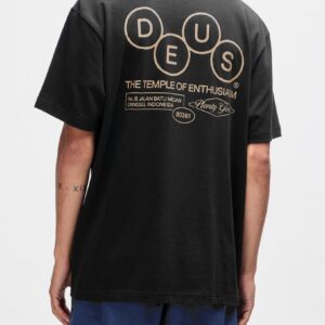 T-shirt Deus Ex Machina Mechanism Preta
