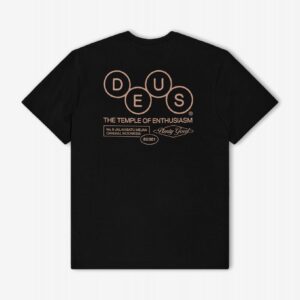 T-shirt Deus Ex Machina Mechanism Preta
