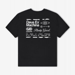 T-shirt Deus Ex Machina Plenty Good Preta