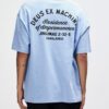 T-shirt Deus Ex Machina Harajuku Sign Tee Azul