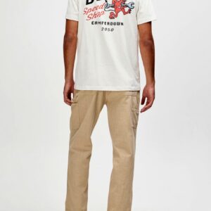 T-shirt Deus Ex Machina Dogleg Bege