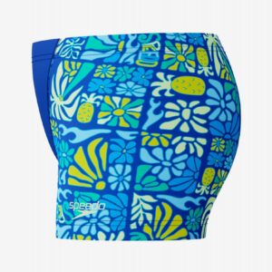 Calções de Natação Speedo Print V-Cut Kids Azuis e Verdes