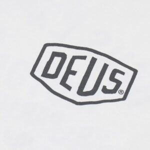 T-shirt Deus Ex Machina Milano Address Branca e Cinzenta