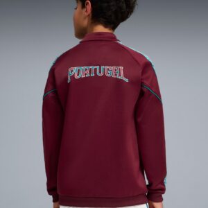 Casaco Puma Portugal King Anthem 2026 Bordeaux Jr