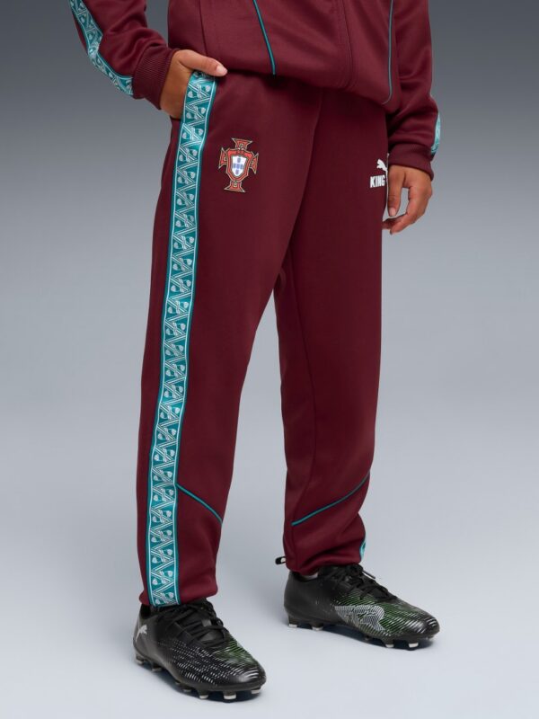 Calças Puma Portugal King Anthem 2026 Bordeaux Jr