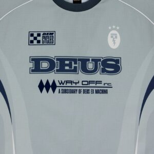 T-shirt Deus Ex Machina Enduro Moto Cinzenta e Azul