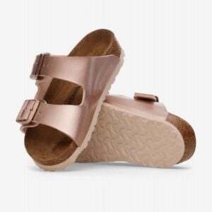 Chinelos Birkenstock Arizona Birko-Flor Kids Rosa Dourado