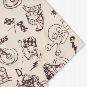 Camisa Deus Ex Machina Doodle Bege