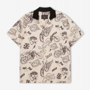 Camisa Deus Ex Machina Doodle Bege
