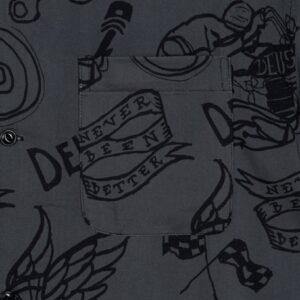 Camisa Deus Ex Machina Doodle Cinzenta