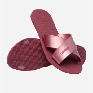 Chinelos Havaianas Aqua Metallic Bordeaux