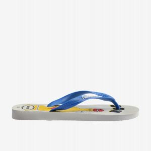 Chinelos Havaianas Simpsons Brancos e Azuis