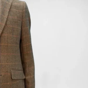 Blazer Espinha Castanha Com Janela